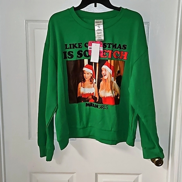 Mean Girls Tops - Paramount Mean Girls Like Christmas Is So Fetch Amanda Seyfried Lacey Chabert XL